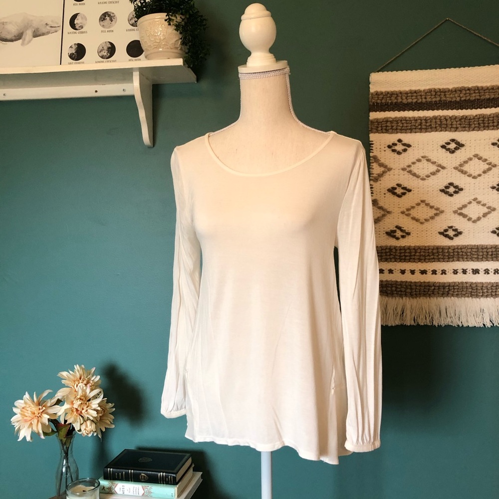 White Ann Taylor Blouse